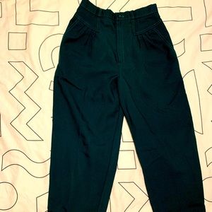 Vintage Pleat Front Trousers